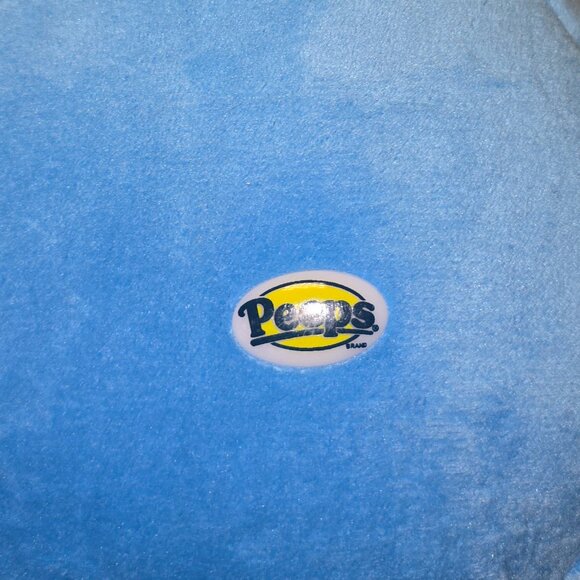 Peeps Blue Marshmallow Candy Easter Bunny Shaped Pillow Plush 17” - Picture 9 of 10